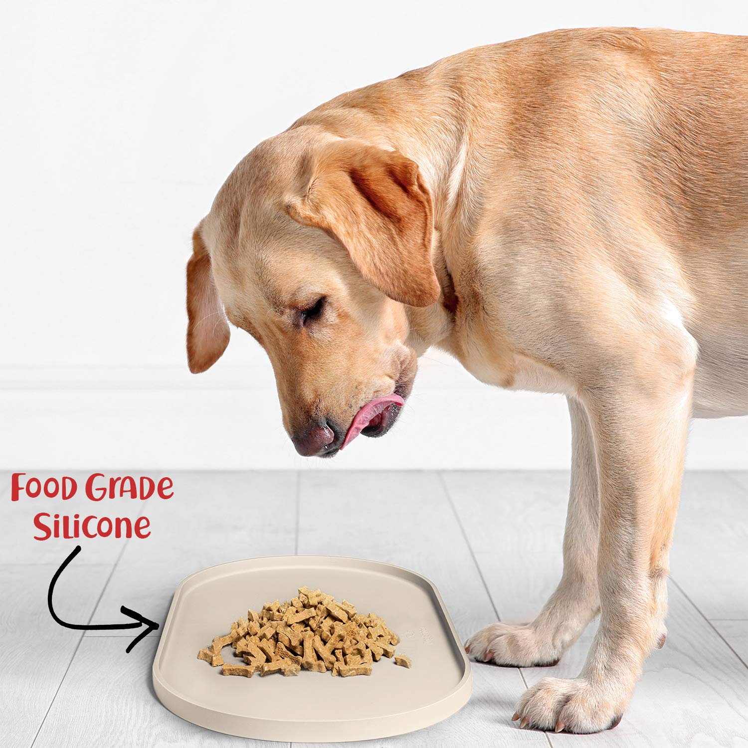 DogBuddy mat for dogs, cats, and small pets at feeding stations
