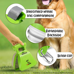 DogBuddy Scooper with built-in bag attachment for fast, organized pickups