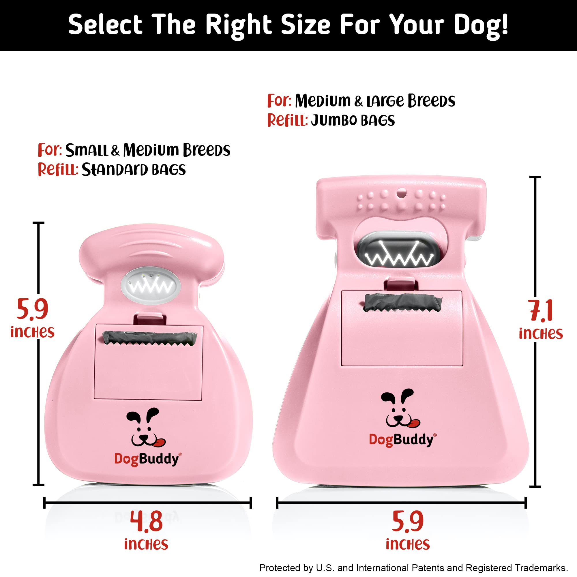 DogBuddy Pooper Scooper with leash clip keeps cleanup handy during strolls