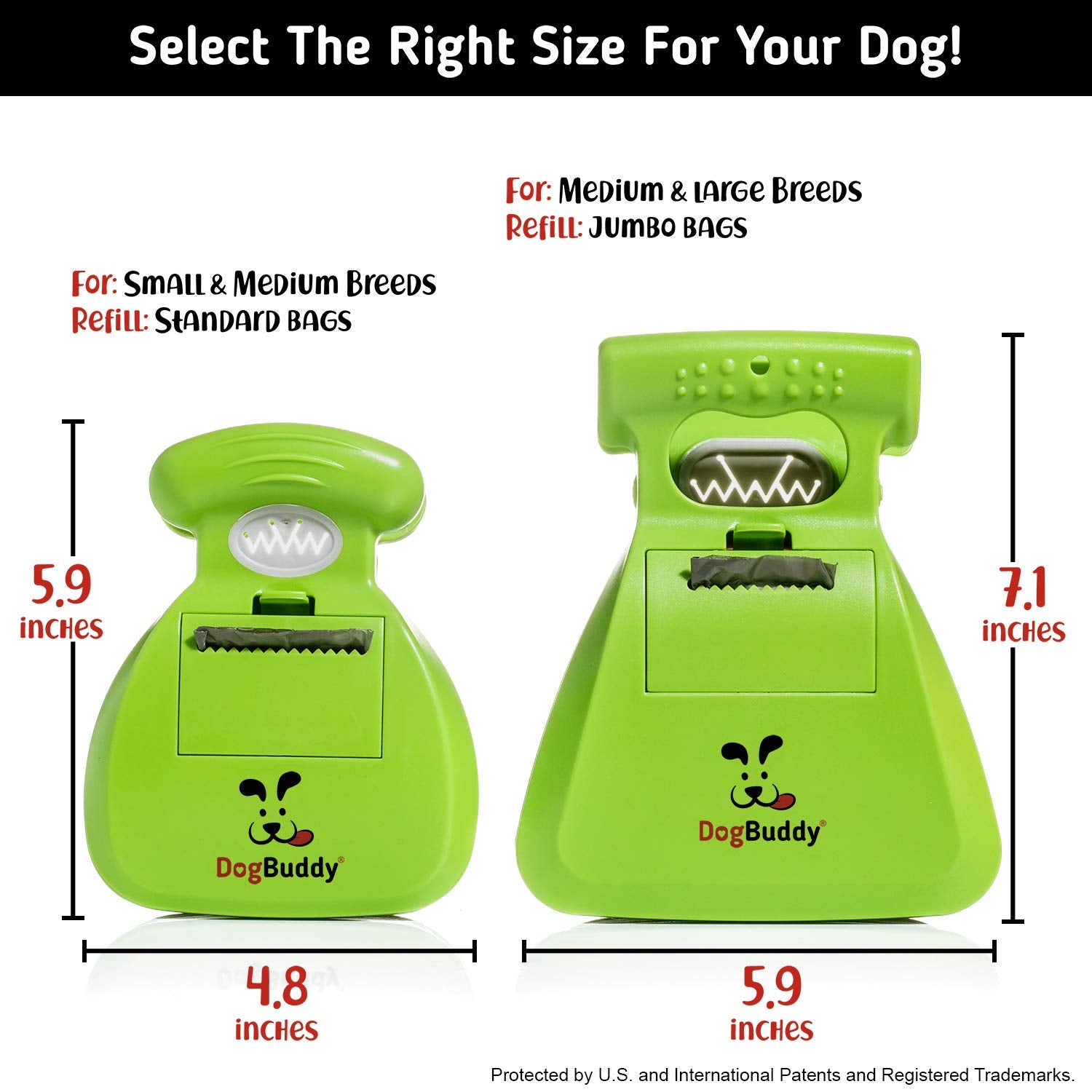 DogBuddy Pooper Scooper with bag attachment for easy cleanup on outings
