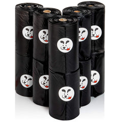 DogBuddy waste bags in a 150-count pack, roll-ready for easy pet waste cleanup.