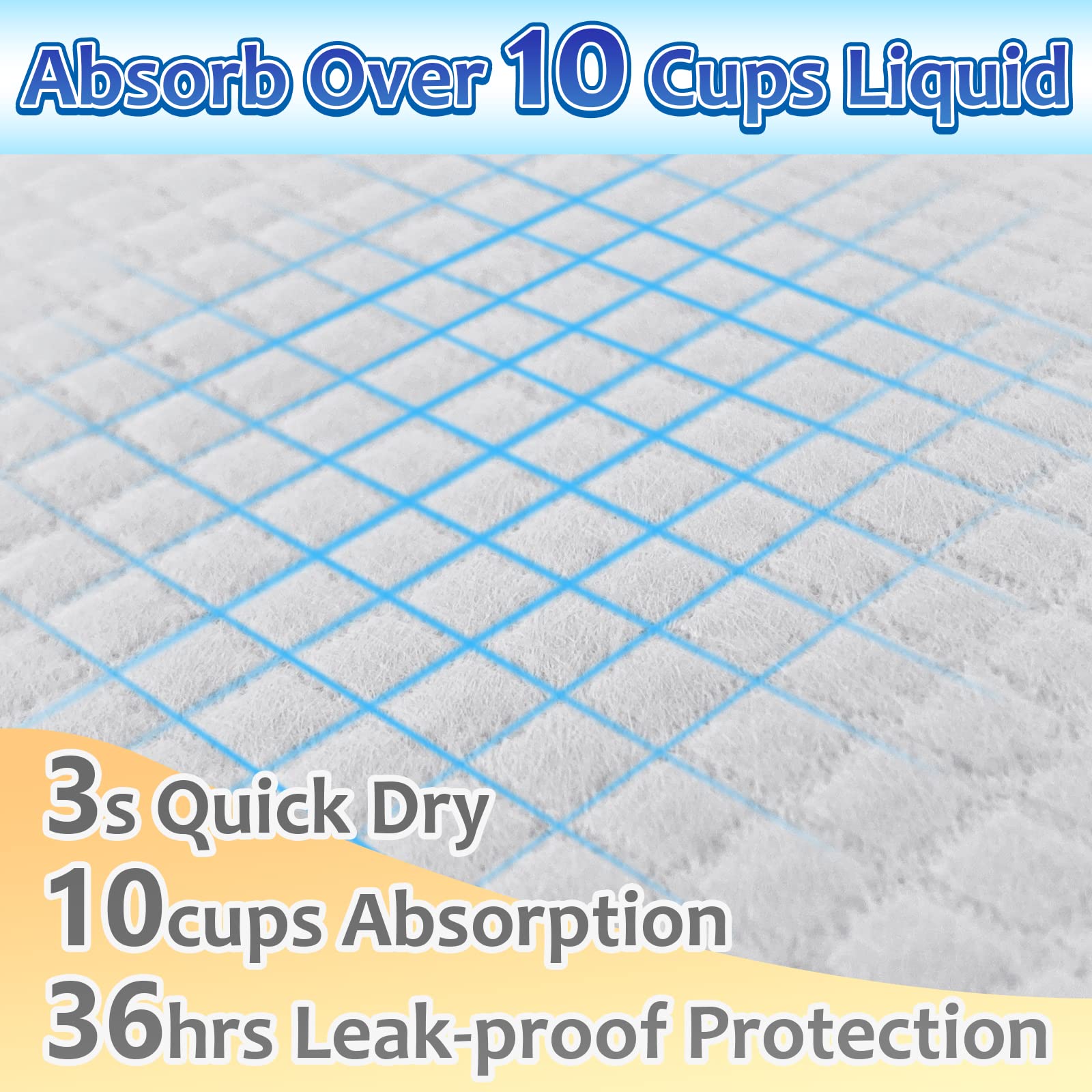 Dogcator 30-count package showcasing bulk training pads for puppies and large dogs.