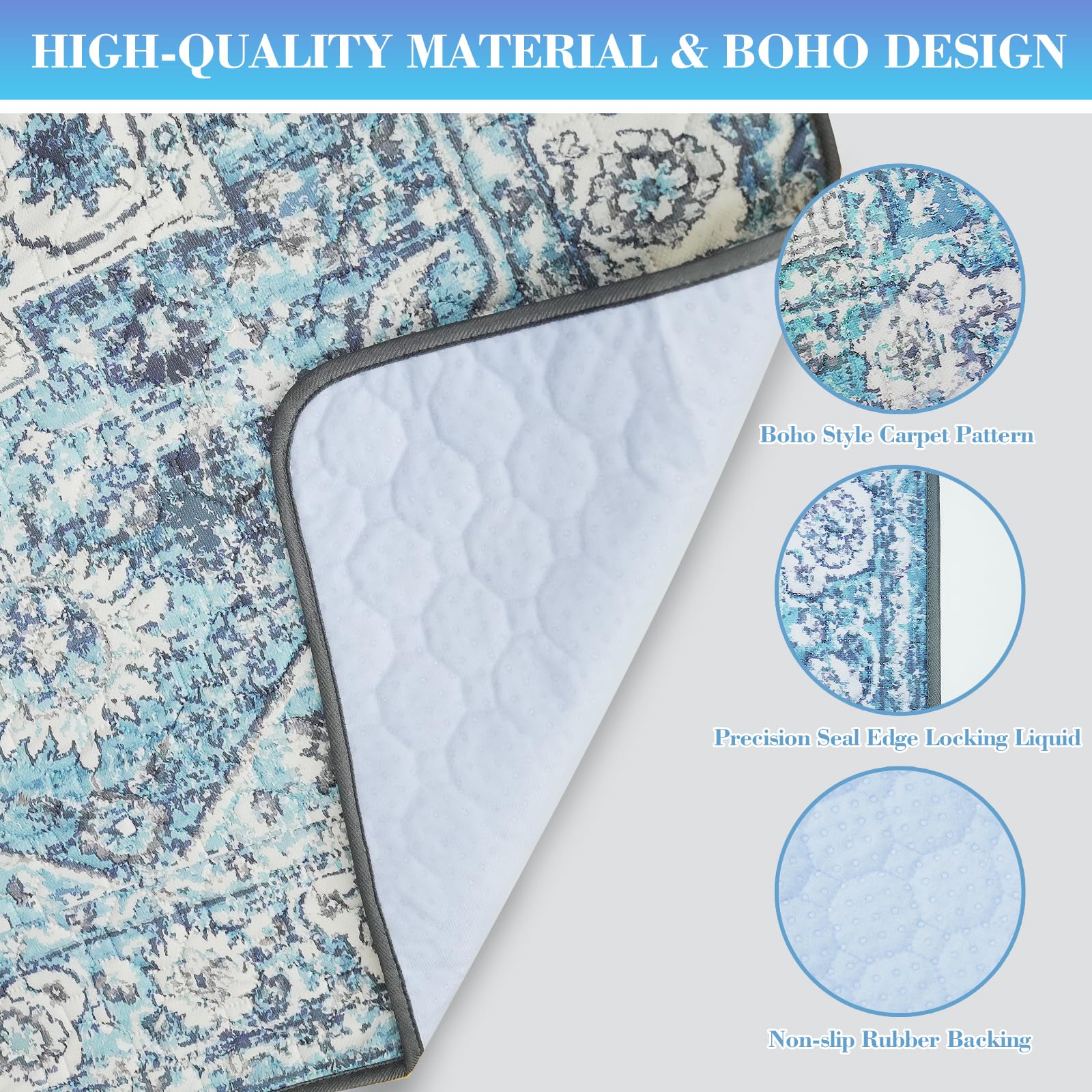Dogcator pad anti-slip bottom prevents sliding on floors.