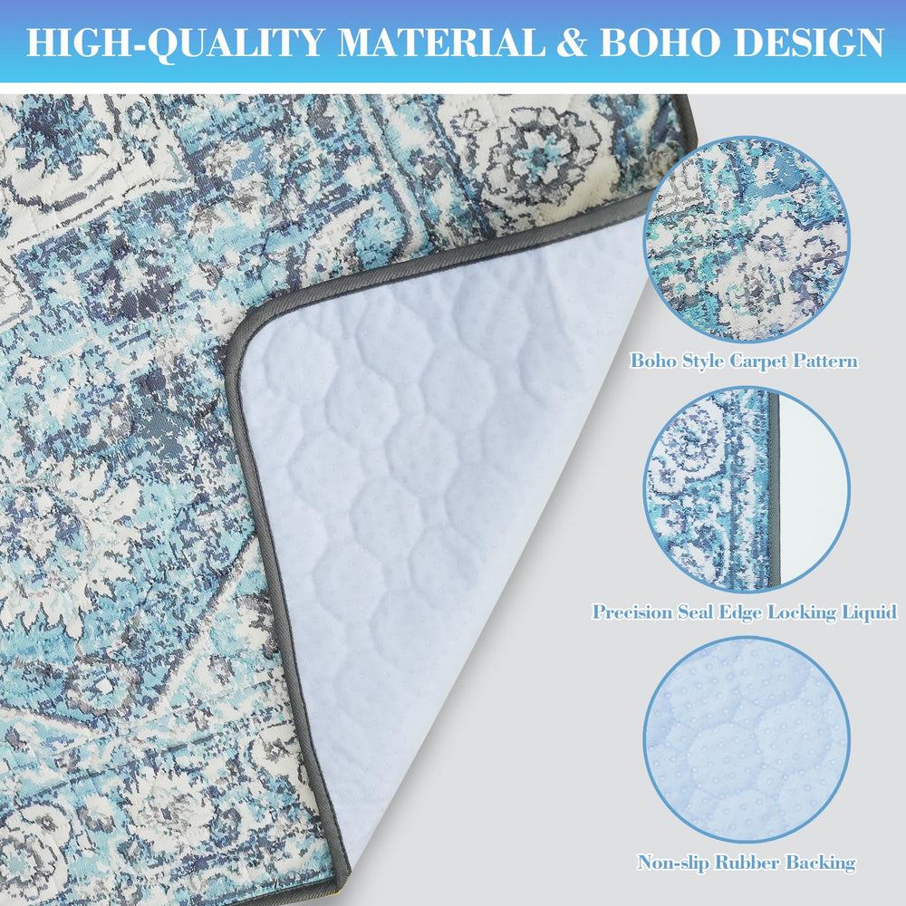 Dogcator pad anti-slip bottom prevents sliding on floors.