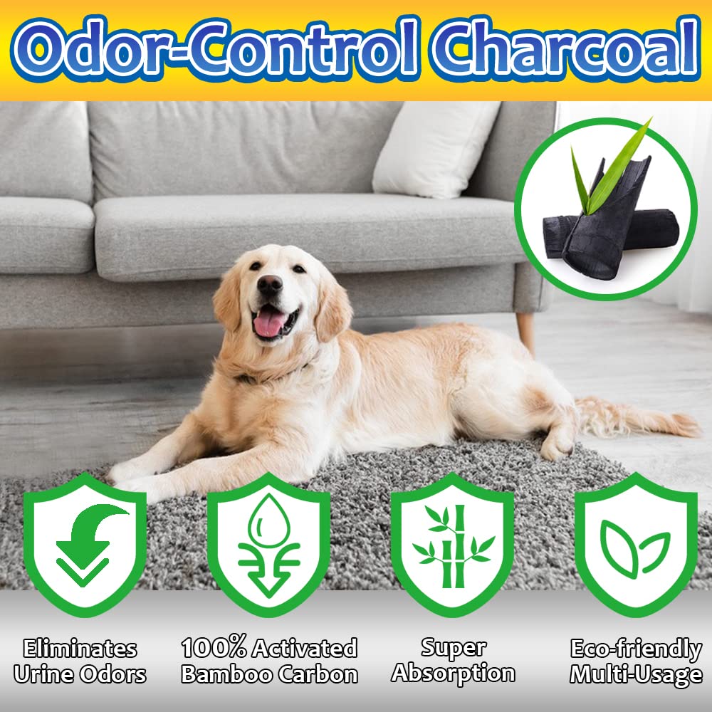 Dogcator Charcoal Puppy Pads XL leak-proof focus protects floors during training sessions.