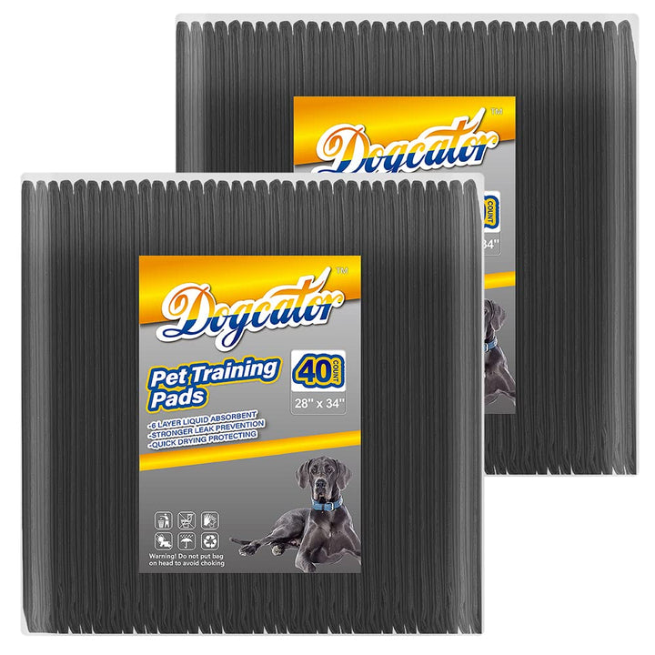 Dogcator Charcoal Puppy Pads XL overview demonstrates ultra-absorbent design for puppies.