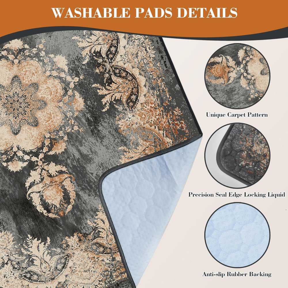 Dogcator machine-washable dog pad ready for easy cleanup.