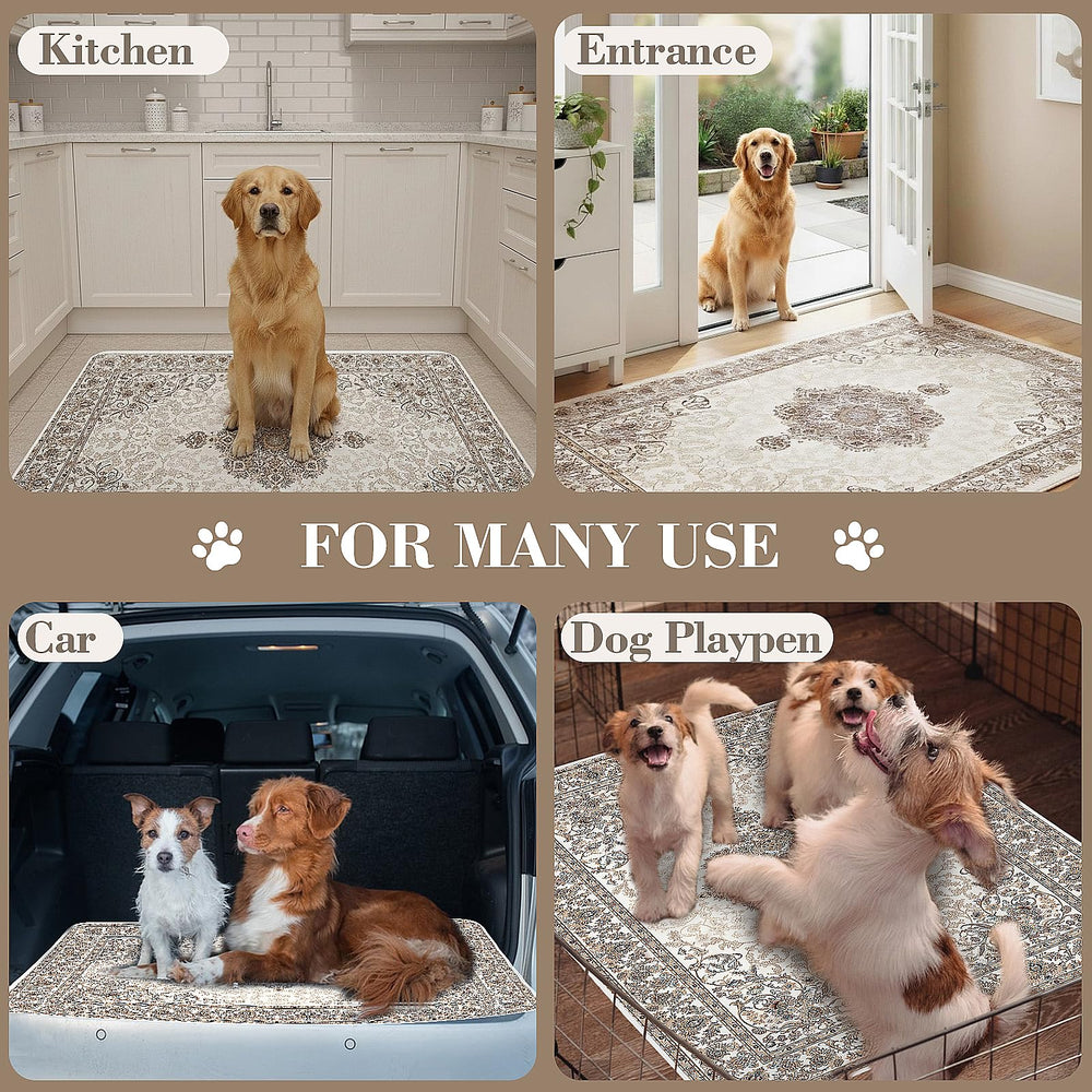 Dogcator multi-purpose reusable potty pad for floors, crates, and beds