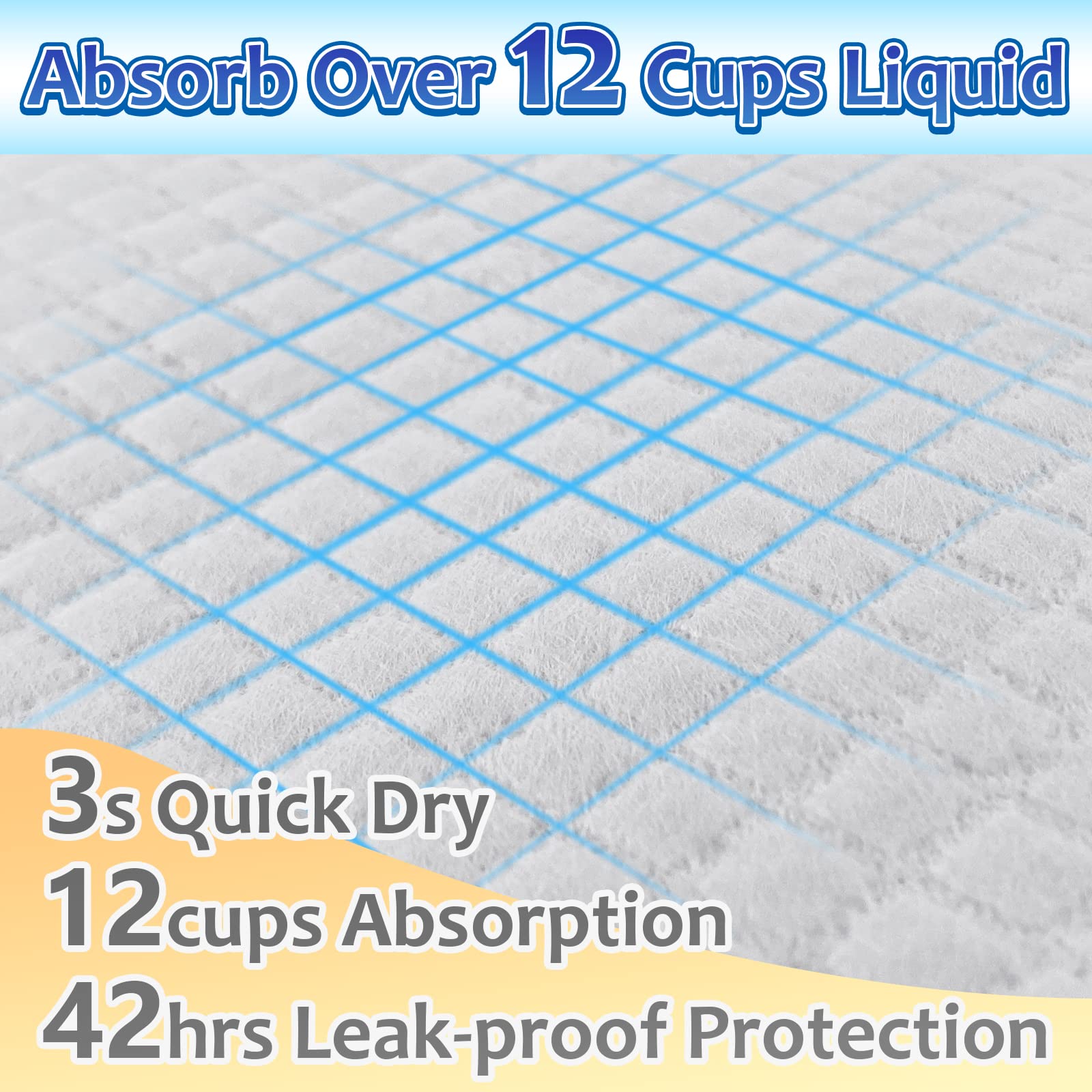 Dogcator puppy pad with quilted top layer for quick absorption and comfort.