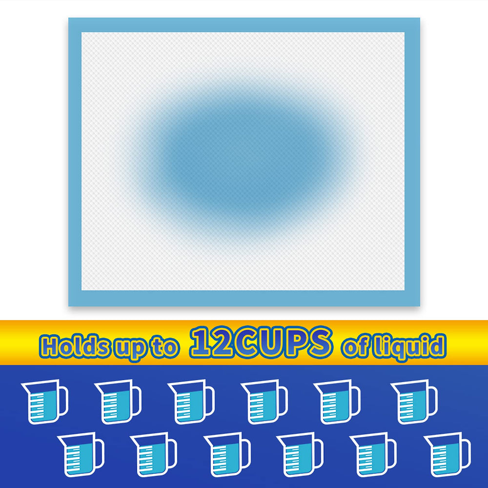 Dogcator thick absorbent layer provides strong liquid absorption and protection.
