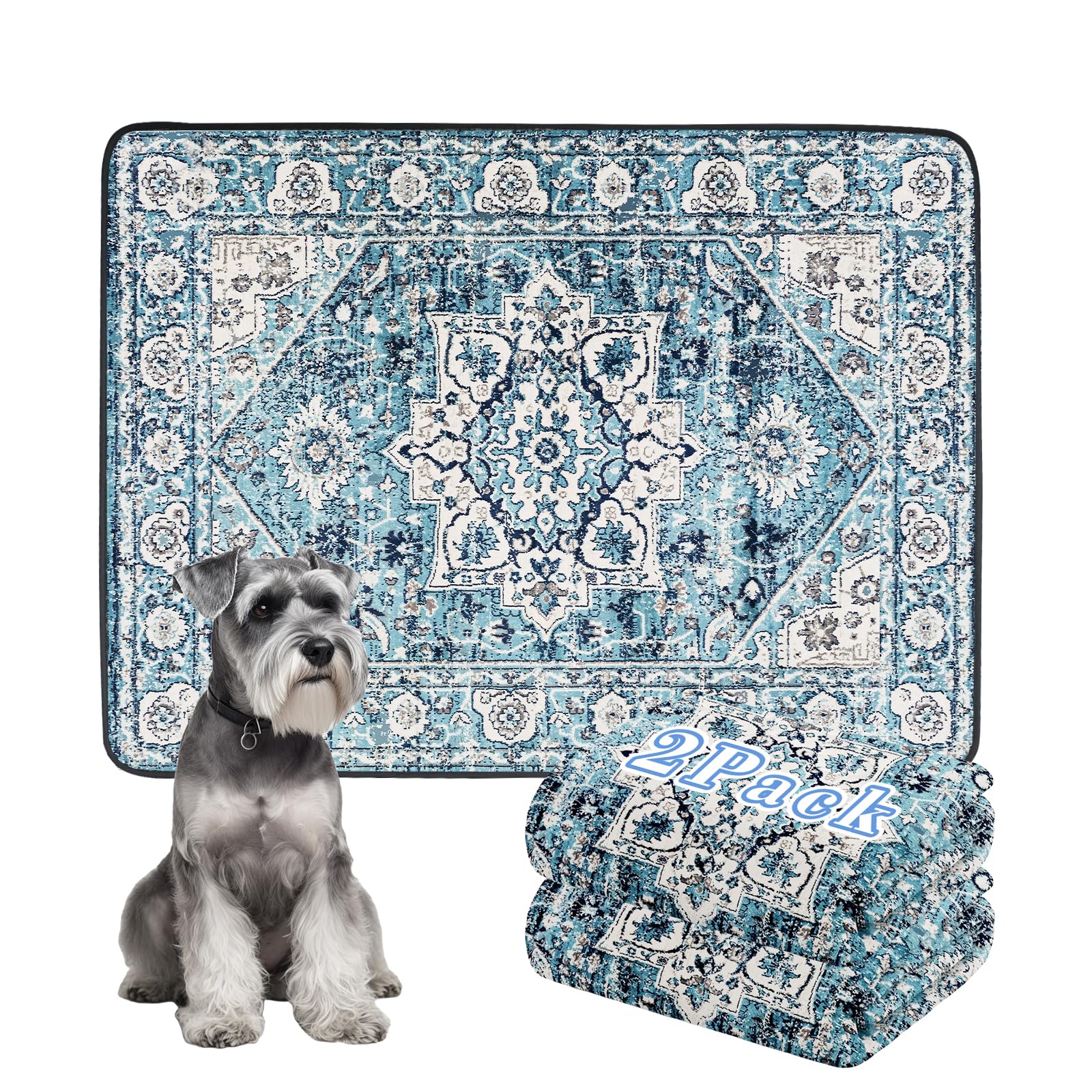 Dogcator thicken washable pee pad 36x48 with waterproof protection for home use.