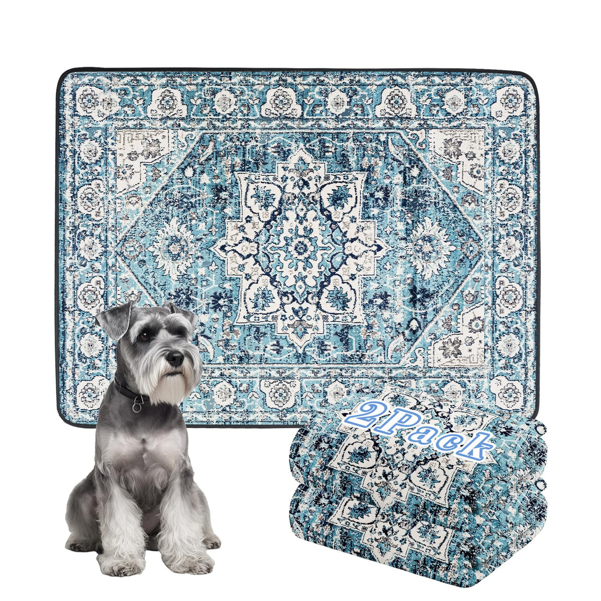 Dogcator thicken washable pee pad 36x48 with waterproof protection for home use.