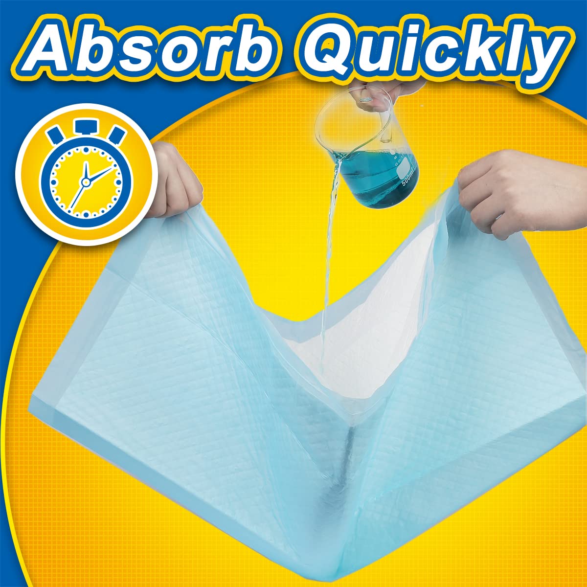 Dogcator waterproof back layer helps keep floors dry.