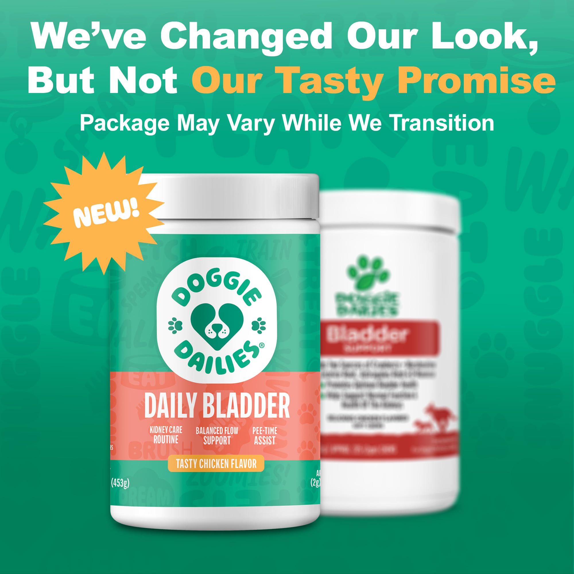 Doggie Dailies product with bladder health focus; supports urinary health