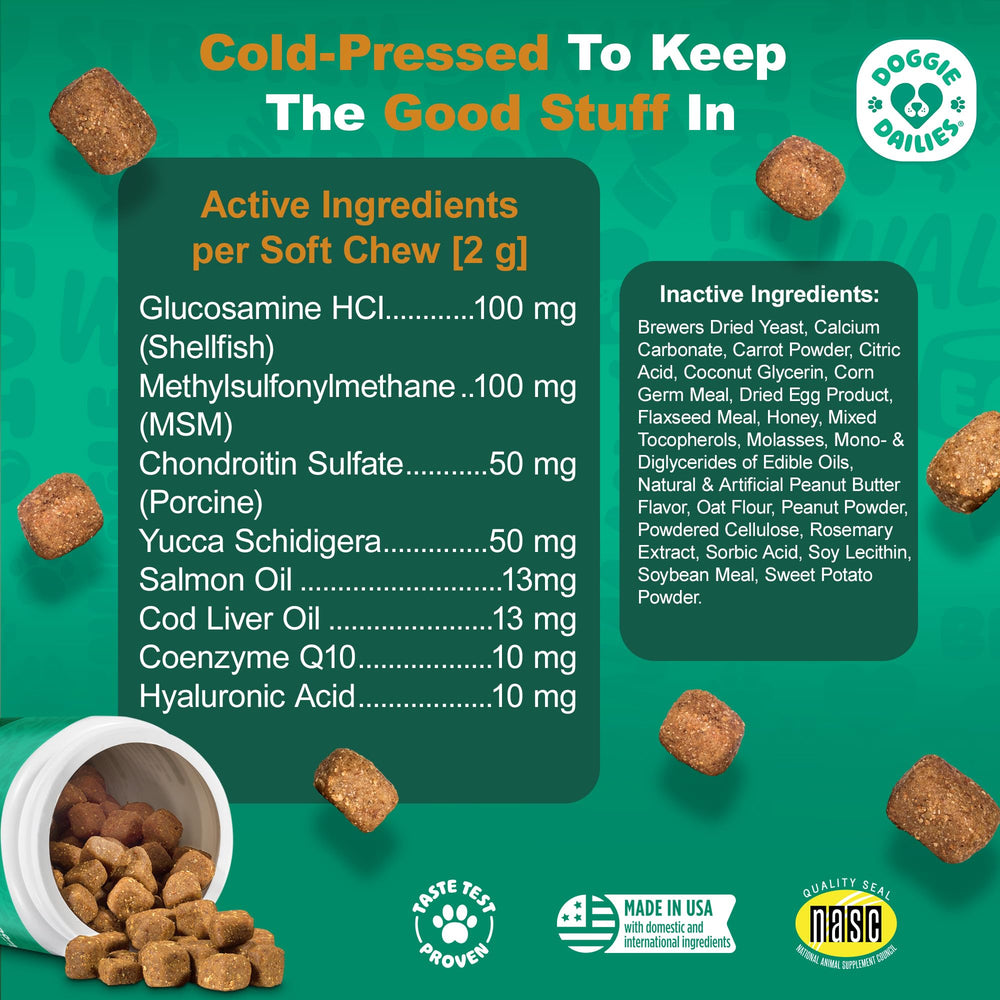 Dosing chart with 15 lb increments for all dog sizes