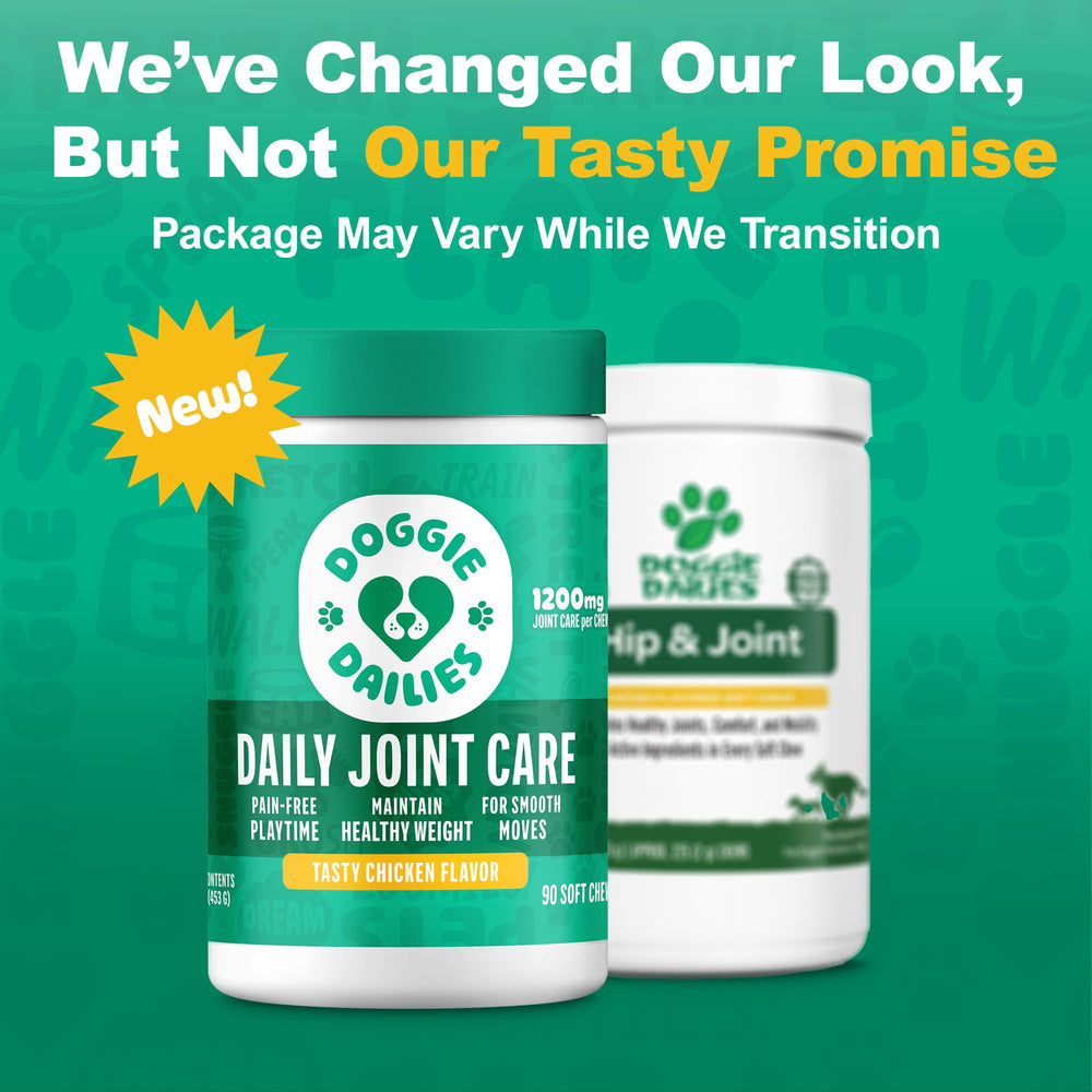 Doggie Dailies packaging-tub ready for home use