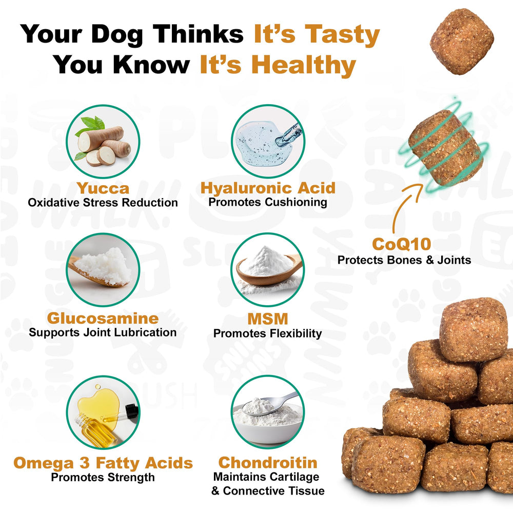 Peanut butter flavor chews from Doggie Dailies appealing to dogs