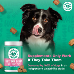 Doggie Dailies soft chews packaging for easy daily feeding