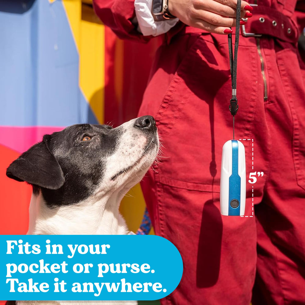Doggie Don't battery pack included shows long-lasting power for hundreds of cues.
