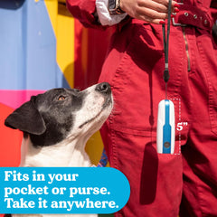 Doggie Don't battery pack included shows long-lasting power for hundreds of cues.