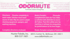 Odormute in spray bottle for spot and area cleaning