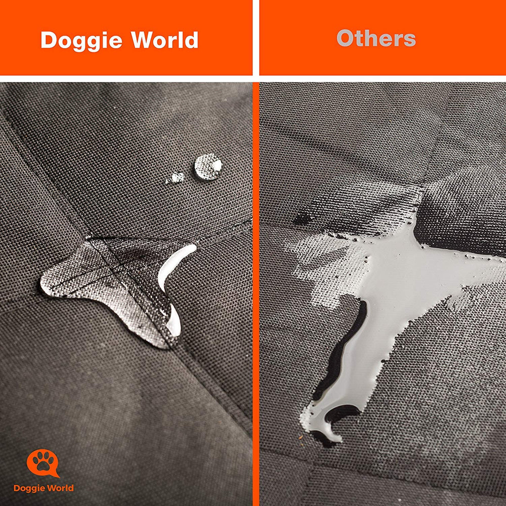 Doggie World anchor system secures the cover for safety