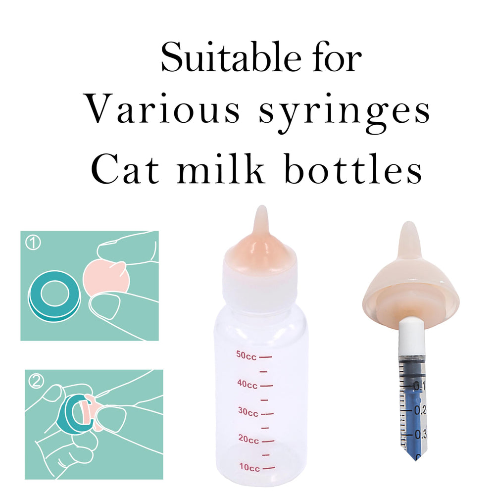 Doggiema bottles provide comfortable milk flow during bottle feeding.