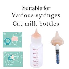 Doggiema bottles provide comfortable milk flow during bottle feeding.