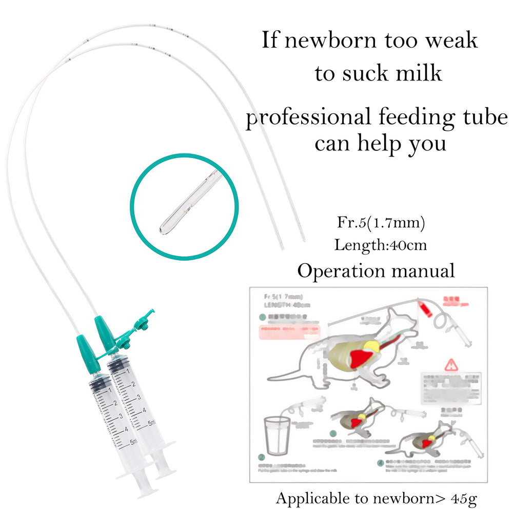 Doggiema feeding-tube-sterile enables safe, reliable feeding for weak kittens.