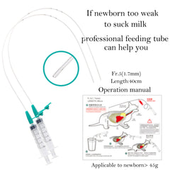 Doggiema feeding-tube-sterile enables safe, reliable feeding for weak kittens.