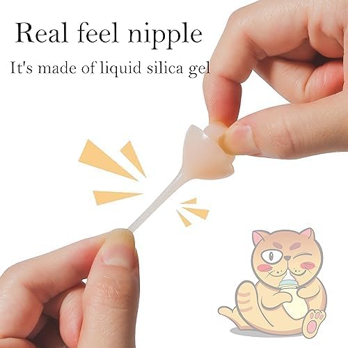 Doggiema easy-clean silicone nipples are steam-safe and reusable.
