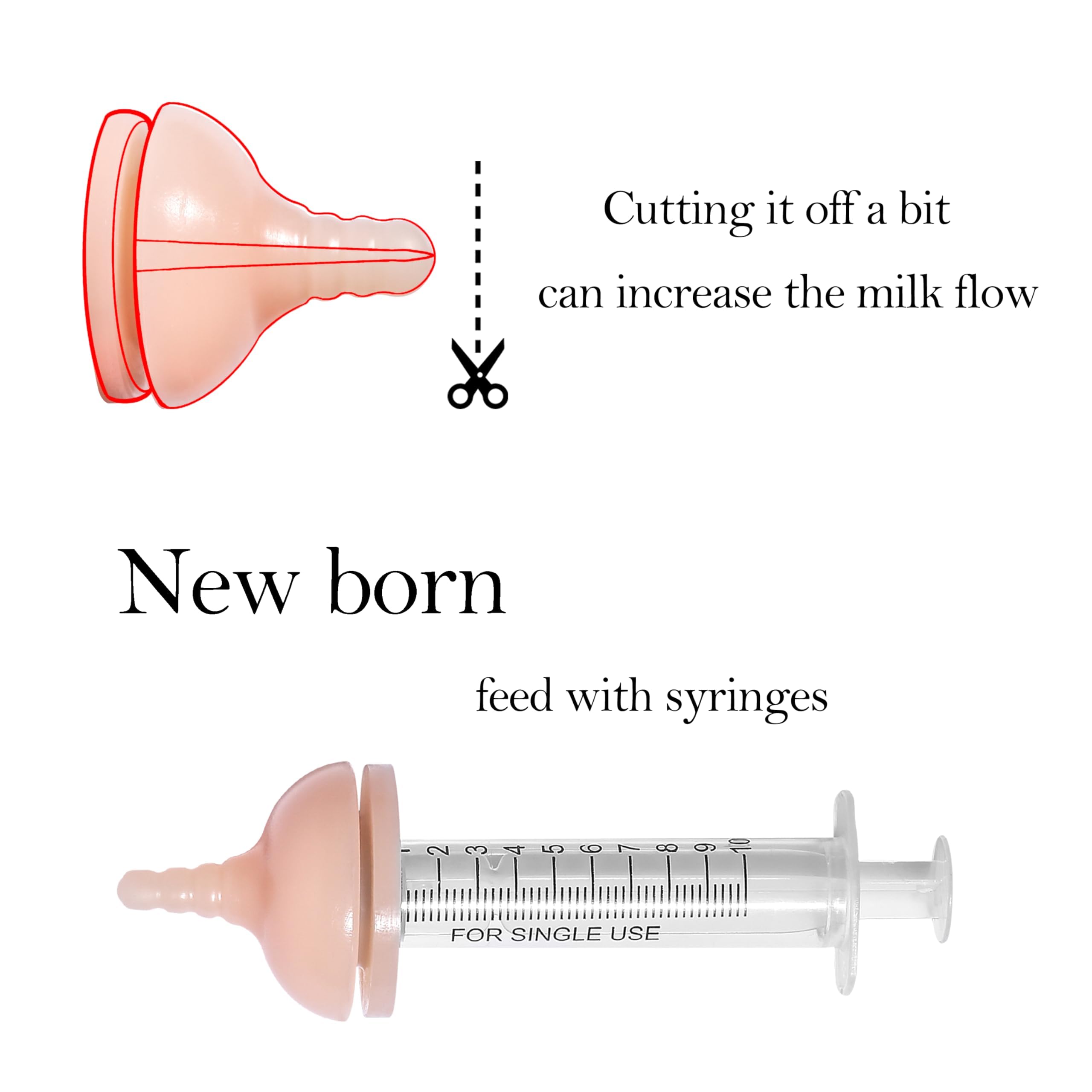 Doggiema L nipple ideal for larger intake needs as feeding progresses