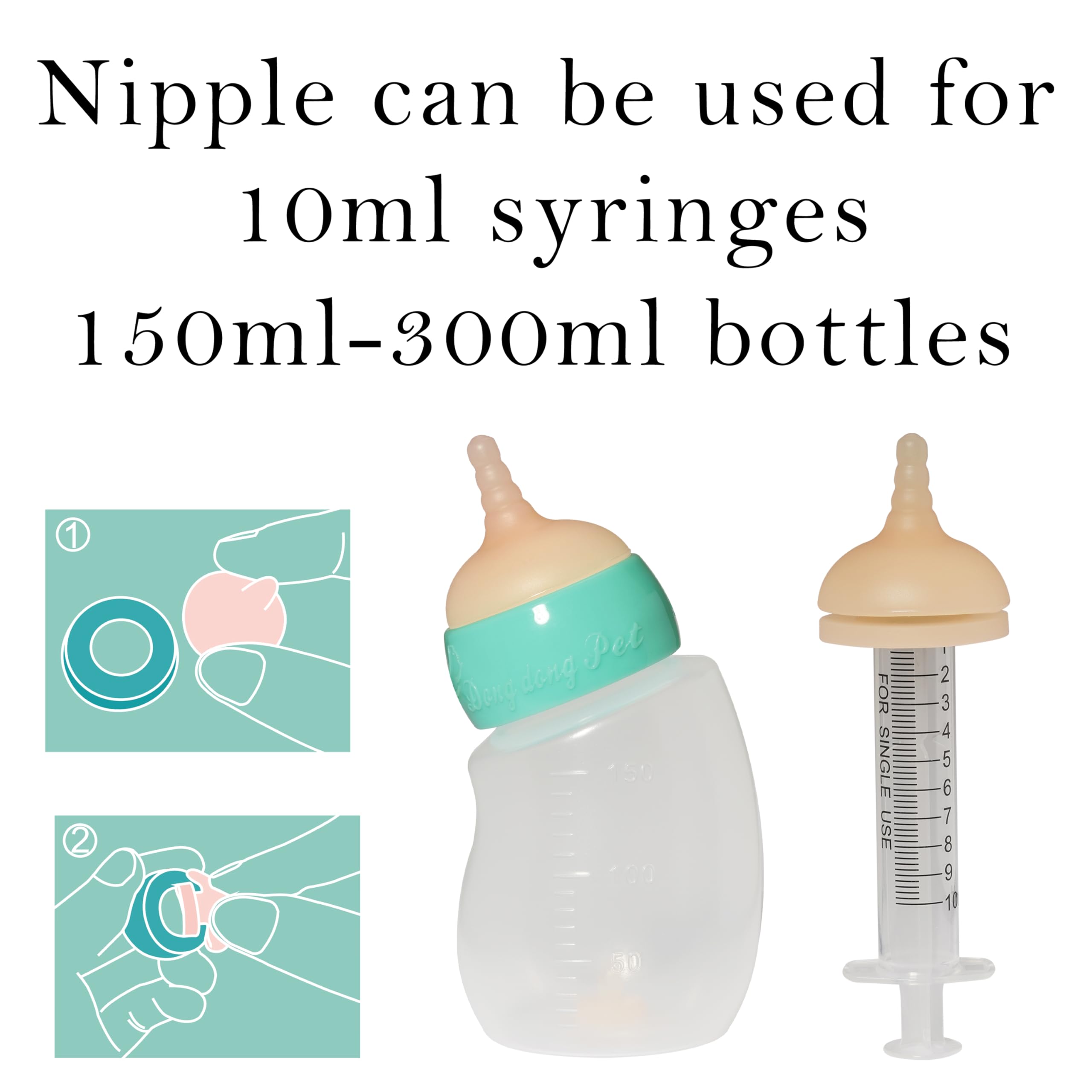 Doggiema M nipple suitable for mid-stage feeding during weaning