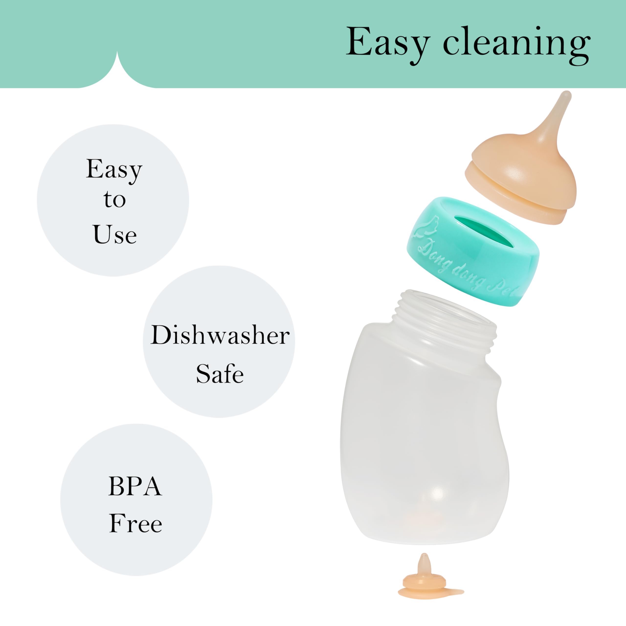 Doggiema easy to disassemble for quick cleaning