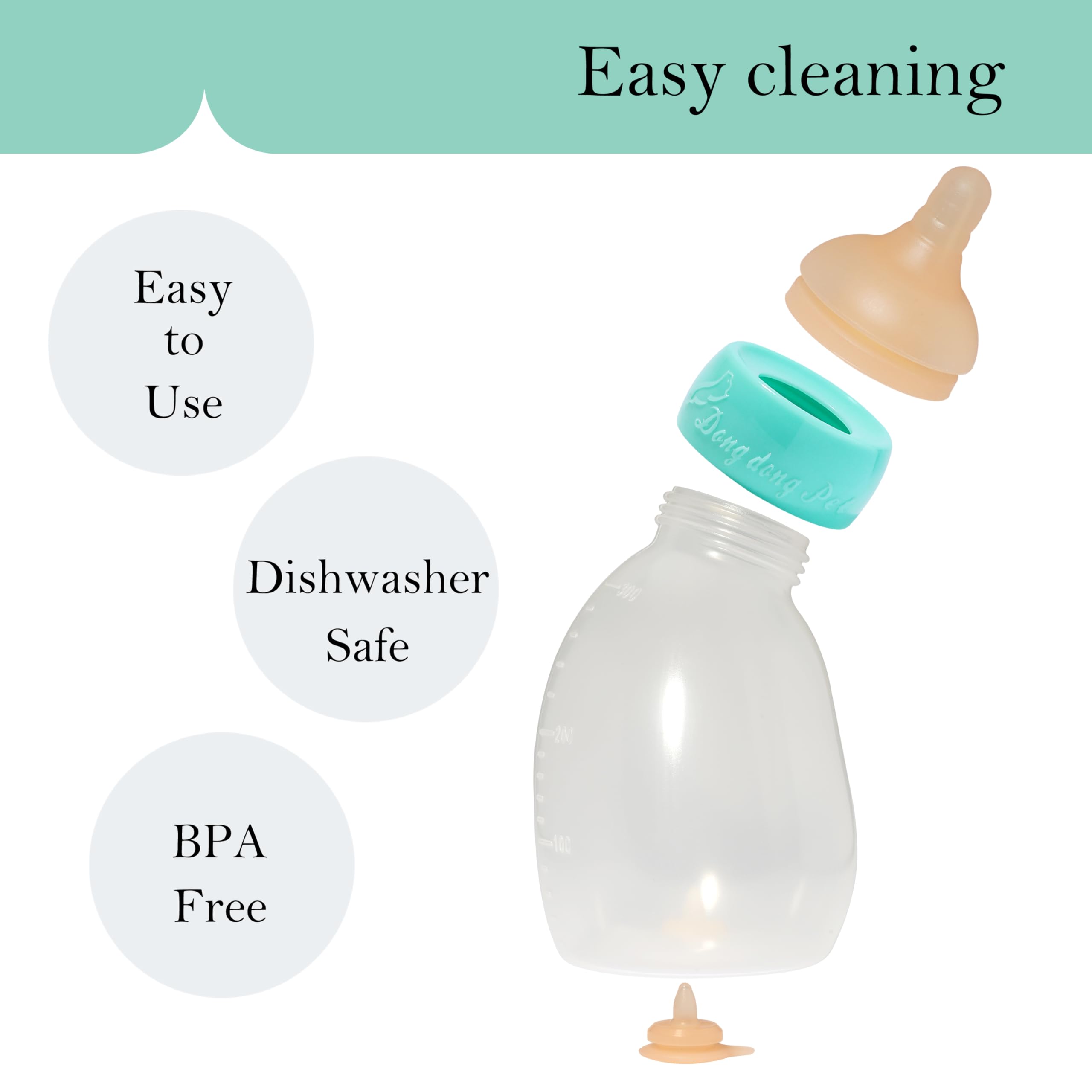 Doggiema 300ml bottle included for versatile feeding