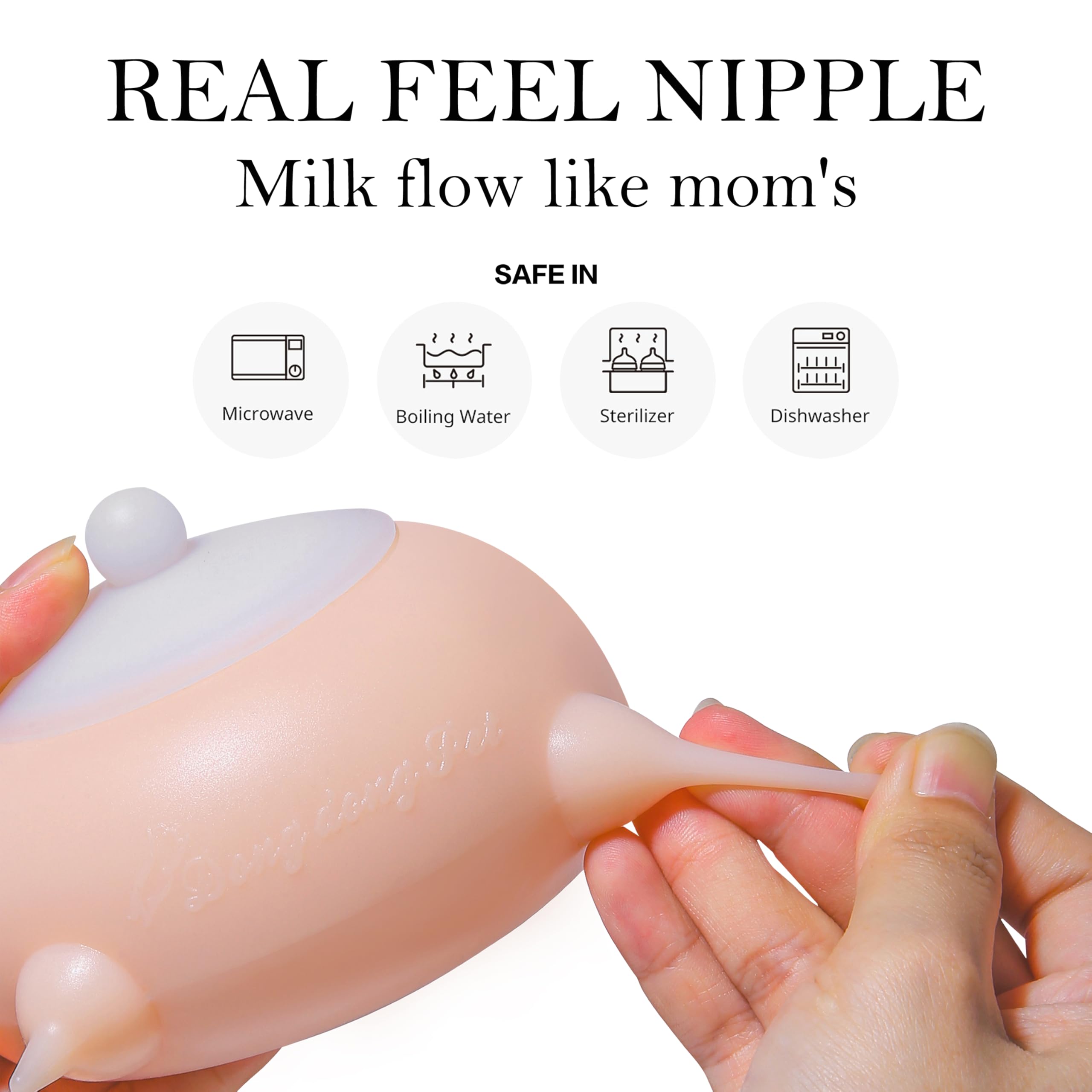 Doggiema full nursing kit showcases biomimetic nipple for natural-feel feeding.