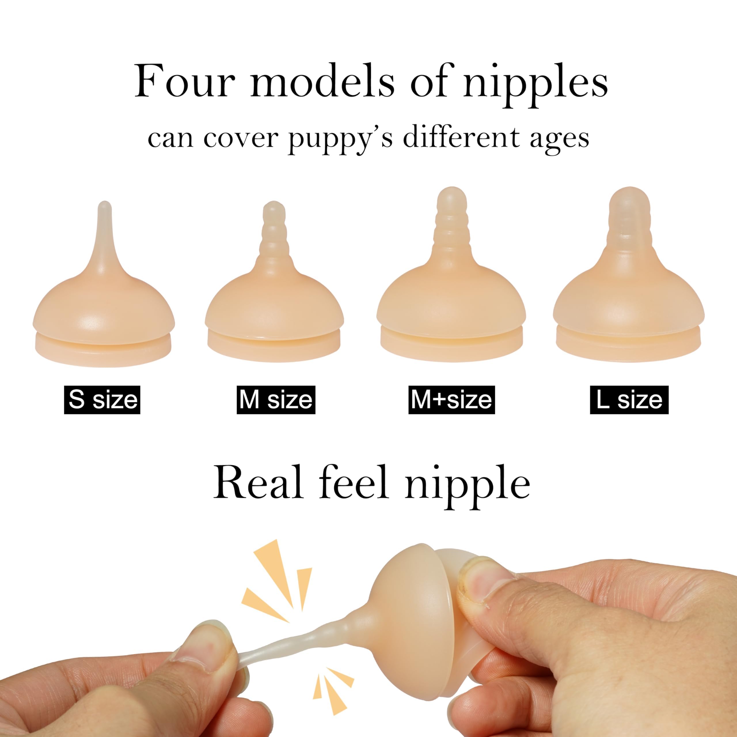 Doggiema small nipple for newborn puppies