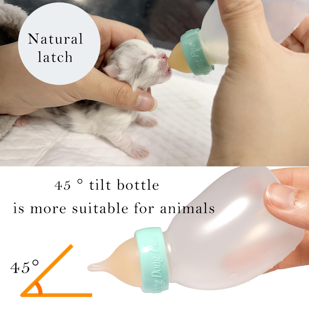 Doggiema silicone nipple set in three sizes for kittens.