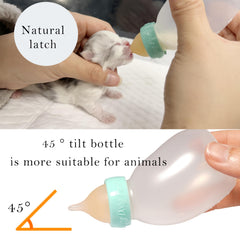 Doggiema silicone nipple set in three sizes for kittens.