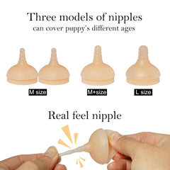 Doggiema silicone puppy nipple small size for newborn puppies