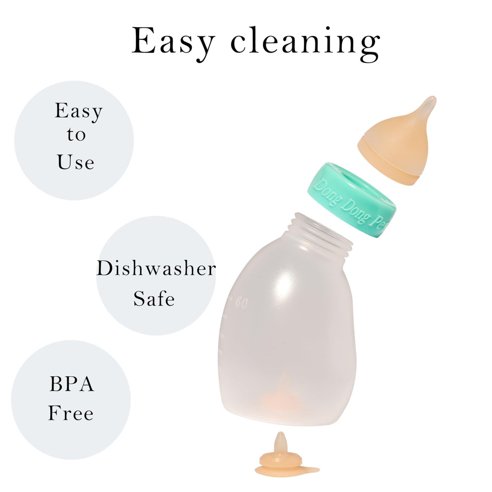 Doggiema 5ml syringe enables precise milk portion control.