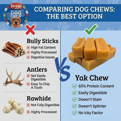 Doggo Dog Chew extra-large yak chew for large dogs showcased.
