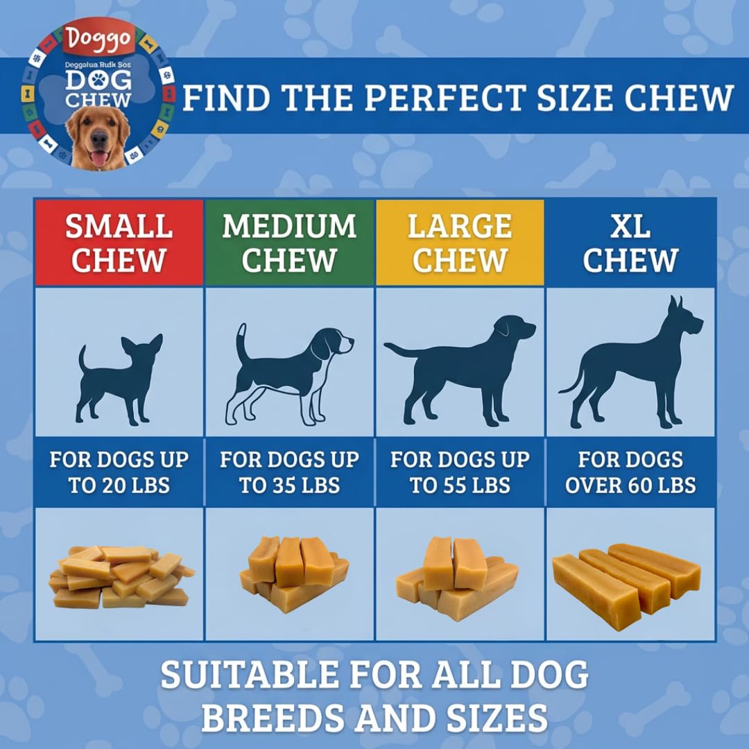 Doggo Dog Chew made from natural ingredients with no artificial additives