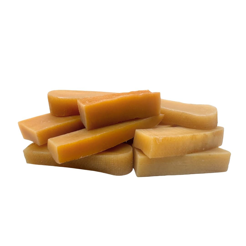 Doggo Dog Chew premium yak cheese Himalayan chew packaging shows long-lasting entertainment for dogs.