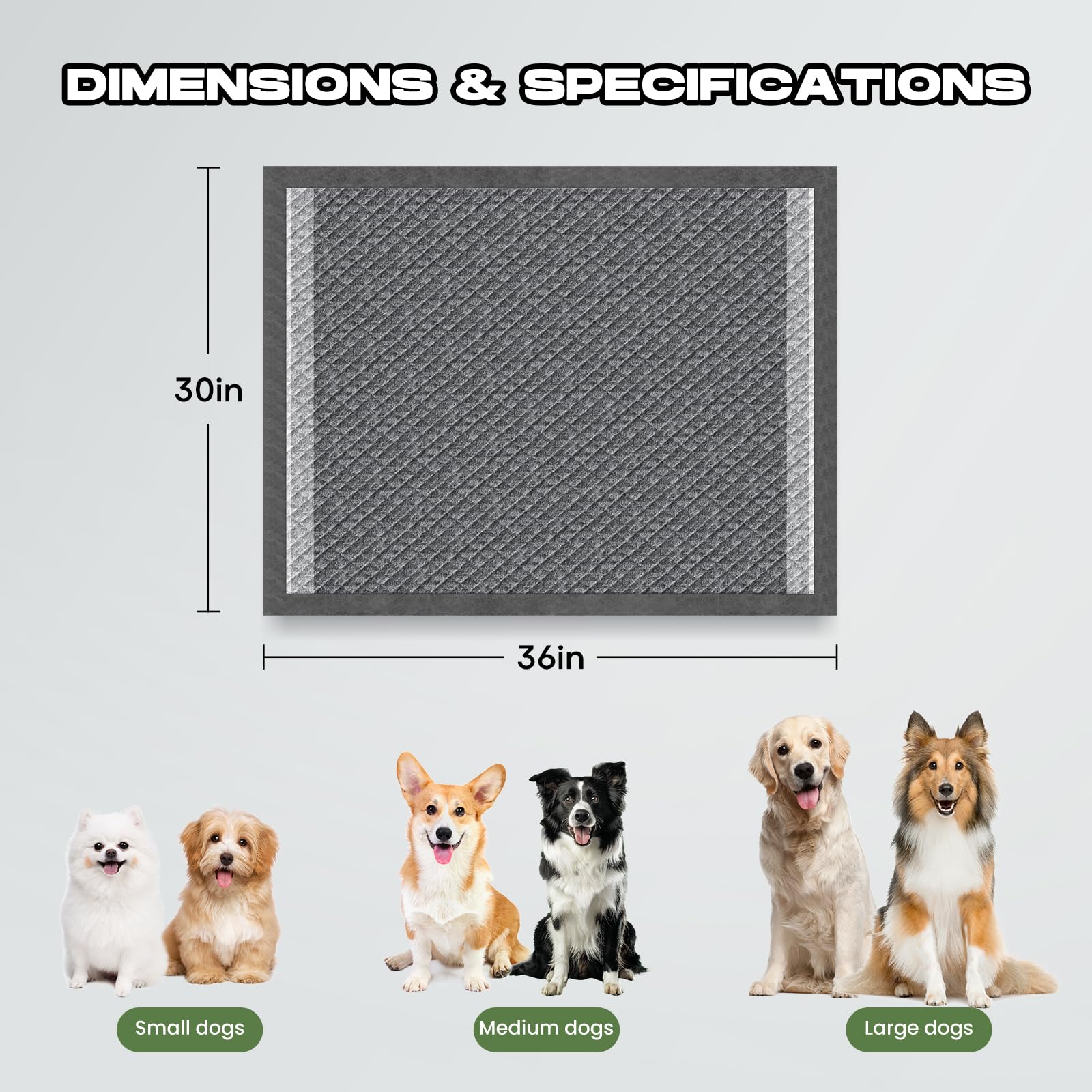 DOGGO DOUG 50-pcs pack provides long-lasting at-home use