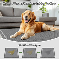 DOGGO DOUG multilayer absorbent pad quickly traps liquids for tidy cleanup