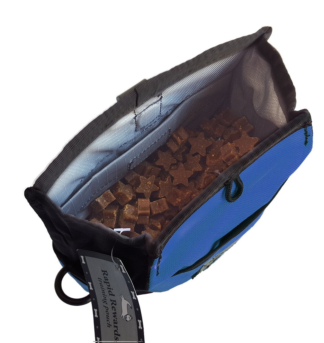 Doggone Good Rapid Rewards Pouch magnetic closure enables quick, quiet access