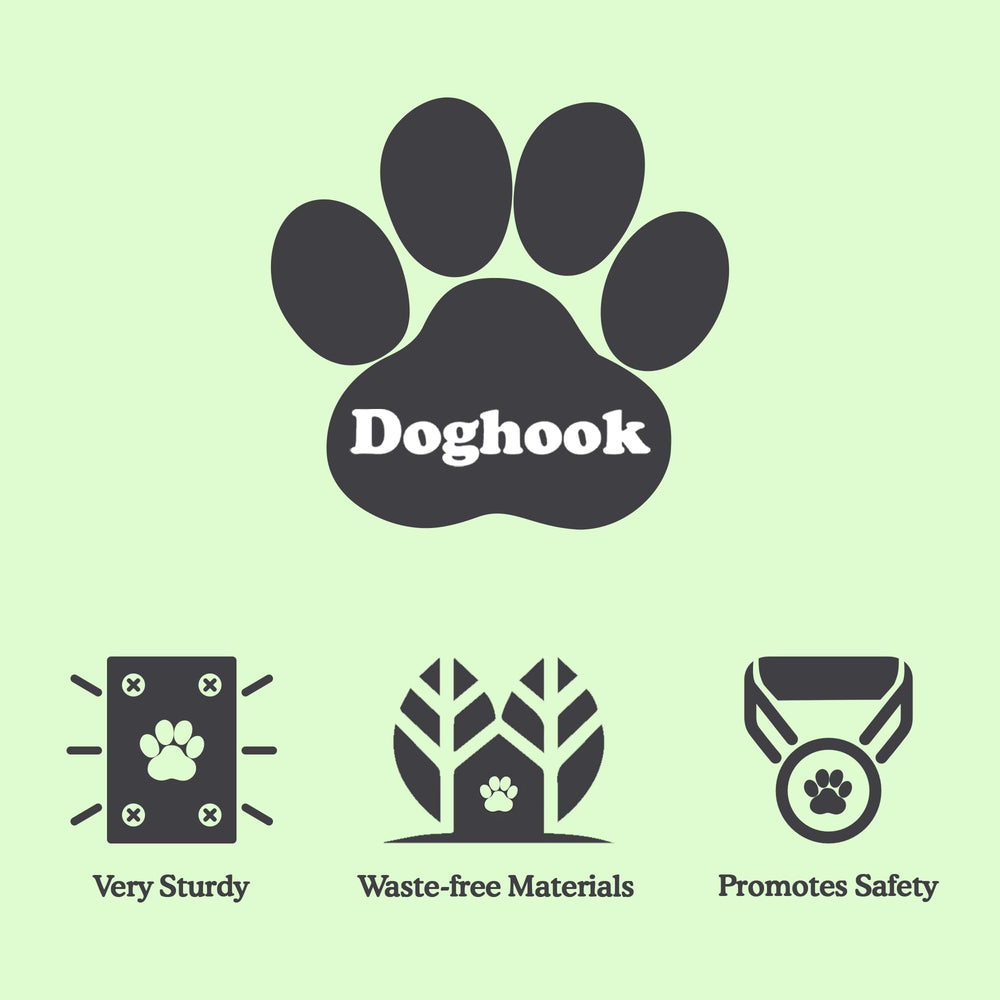 Doghook Canine Hitch low-mount design supports comfortable access for dogs.