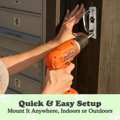 Doghook stainless-steel leash hook showcases durable construction ideal for busy households.