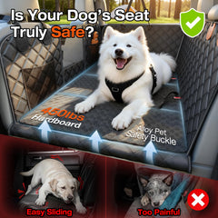 Hard bottom panel provides anti-sag support for the back seat